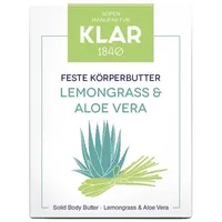 Klar Seifen Klar Feste Körperbutter Lemongrass & Aloe Vera