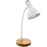 Eglo Veradal, Tischlampe, 40W, E27 Weiß, Holz