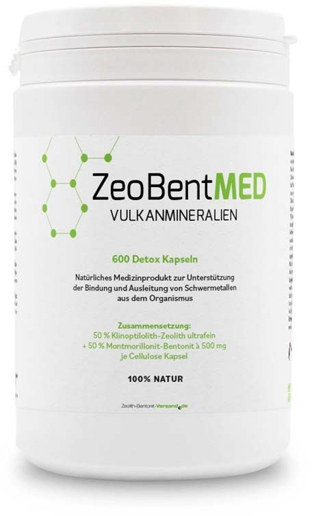 ZeoBent MED Detox-Kapseln Kapseln 600 St