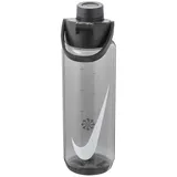Nike TR Renew Recharge Chug Graphic Trinkflasche aus Tritan für Kohlensäurehaltige Getränke geeignet 709 ml 072 anthracite/black/white