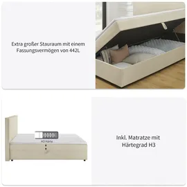 OTTO home Eliaas 180 x 200 cm Beige