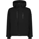 CMP - Herren Skijacke mit fester Kapuze, Schwarz, 56