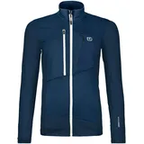 Ortovox Fleece Grid Damen Fleecejacke Blau M