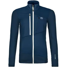 Ortovox Fleece Grid Damen Fleecejacke Blau M