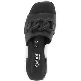 Gabor Pantolette schwarz, 38 EU / 5 UK