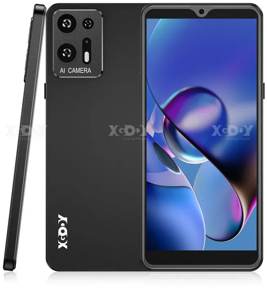 XGODY S22 4G Android9.0 Quad Core Dual SIM(LTE+WCDMA+GSM) Smartphone (15,00 cm/6 Zoll, 16 GB Speicherplatz, 5 MP Kamera, Bewegungs- und Gestensteuerung, Bluetooth aktiviert) schwarz