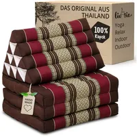 Livasia Thaikissen mit 3 Auflagen - 175x50x8cm - Dreieckskissen