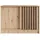 beautysofa Horizon 121 x 85 x 43,5 cm Eiche Artisan / Schwarz