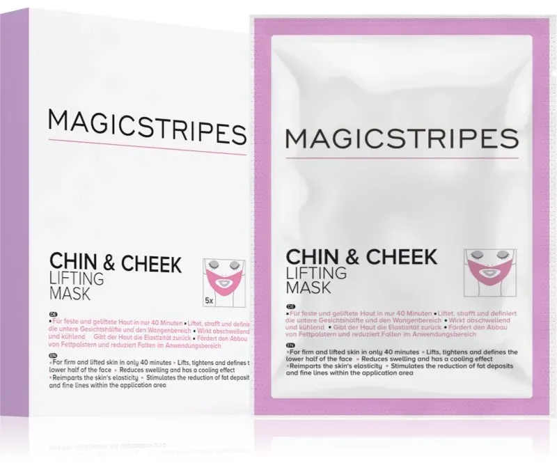 MAGICSTRIPES Chin & Cheek Lifting Mask straffende Hydrogelmaske für das Kinn und das Gesicht 5 St.