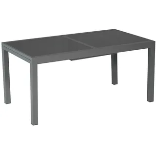 Merxx Gartentisch Ausziehtisch 150 (210) x 90 x 75 cm Graphit