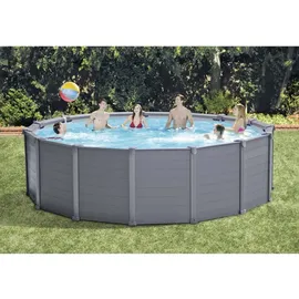Intex  Graphite Panel Pool Set 478 x 124 cm inkl. Sandfilteranlage 26384