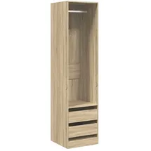 vidaXL Sonoma Eiche Garderobenschrank 50x50x200 cm braun