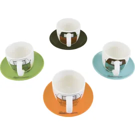 VW Collection Espressotasse 0,1 l Braun 4 St.