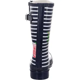 Beck Damen Stripes Gummistiefel, Blau, 41 EU