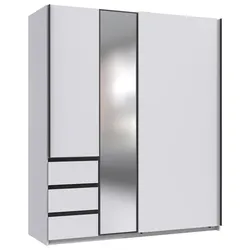 Schwebetürenschrank Adria Weiß