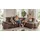 exxpo - sofa fashion "Spring, super bequem und komfortabel mit Armteil- und Kopfteilfunktion", braun (cognac), B:274cm H:81cm T:206cm, NaturLEDER (echtes Rindsleder) in Sitz und Rücken.