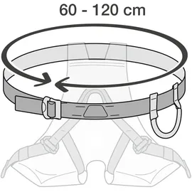 Petzl Canyon Club Klettergurt Schwarz/Grün
