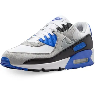 Air Max 90 Herren White/Particle Grey/Hyper Royal 41