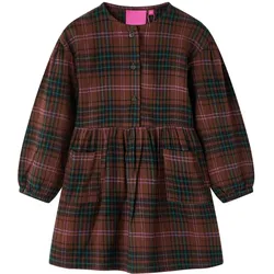 Kinderkleid mit Langen Ärmeln Cognac 116