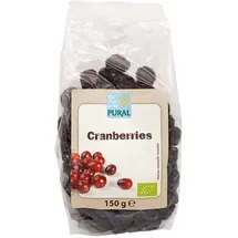 Pural Cranberries getrocknet, gesüßt & geölt bio 150g