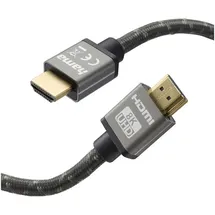 Hama HDMI-Kabel 2 m Stecker-Stecker Grau