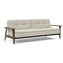 Innovation Dublexo Klappsofa 115x210 cm mit eiche Armlehne - Schwarz