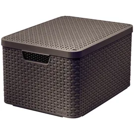 Curver Aufbewahrungsbox 33 x 24,8 x 33 cm 1-tlg. dunkelbraun