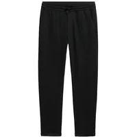 Tom Tailor DENIM Herren Regular Tapered Jogger, schwarz, Uni,