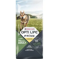 VERSELE-LAGA Opti Life Prime Adult Chicken 12,5kg - Getreidefreies Futter für ausgewachsene Hunde mit Hähnchen + Überraschung für den Hund