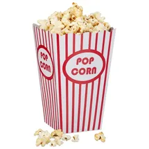 Relaxdays 49 tlg. Popcorn Set blau Weiß,Blau,Rot