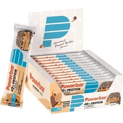 Powerbar 40% Protein Plus Crisp Caramel Peanut Butter 12x40g-High Protein Riegel Einheitsgröße