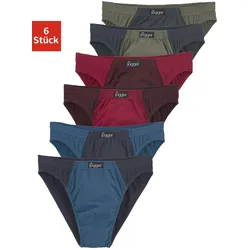 Slip, (Packung, 6 St.), schöner Basic in schönen Farbkombinationen, Gr. 8, bunt, , 711555-8