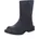 Camper Stiefel Biker-Bootie Schlupfstiefel schwarz Leder - Schwarz