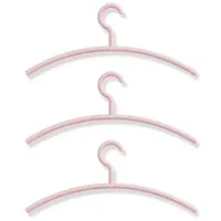 barbietm x hewi Kleiderbügel Set B477.008 3er, einfarbig rosa