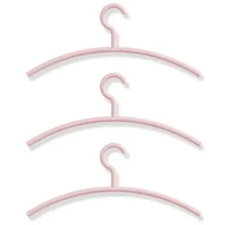 barbietm x hewi Kleiderbügel Set B477.008 3er, einfarbig rosa