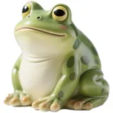 Frosch Deko Garten Miniteich Für Draußen Schwimmfrosch Brunnen Set Blumentopf Hänger Ornament Gartendeko Springbrunnen Teichdeko Schwimmdeko Mini Zubehör Gartenteich Dekorativer Dekoration (4)