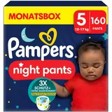 Pampers Windeln Monatsbox baby-dryTM night pants Größe Gr.5 (12-17 kg) für Babys und Kleinkinder (4-18 Monate), 160 St.