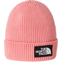 The North Face TNF Logo Box Cuffed Beanie rot/rosa