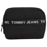 Tommy Jeans Herren Kulturbeutel Essential Nylon Nachhaltig, Schwarz (Black), Onesize