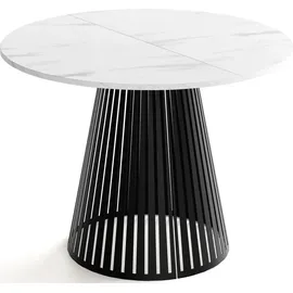 WFL GROUP Naro Ø 120 cm weiß