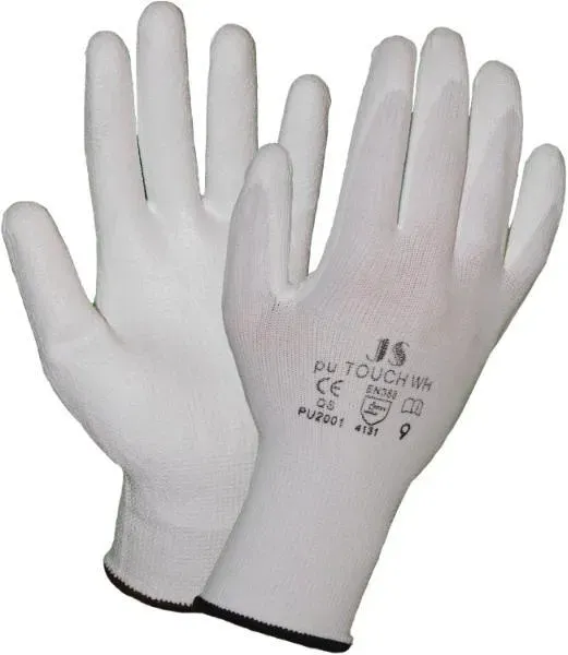 Staffl Schutzhandschuh PU-Touch weiß Größe 10 (12Paar)