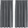 vidaXL Verdunkelungsvorhänge 2 pcs Hellgrau 140 x 175 cm