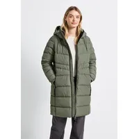 STREET ONE Lange Steppjacke Lichen Green 42 - Grün