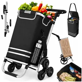 24move Einkaufstrolley schwarz 55 L