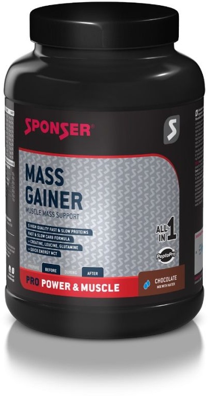 Sponser Unisex Mass Gainer - Muscle Mass Support Chocolate (1200g)