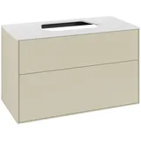 Villeroy & Boch Waschtischunterschrank 2 Auszüge 100 x 60,3 x 50,1 cm Silk Grey Matt