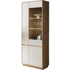 Home Affaire Vitrine Sonora 75 x 40 x 205 cm Braun