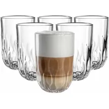 LEONARDO GOCCE Latte Macchiato Glas 0,39 l 6 St.