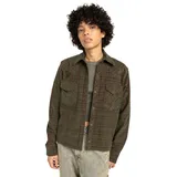 Element Langarmshirt "Westward Corduroy", Damen, Gr. L, corduroy checks, Obermaterial: 50% Walkfrottier, 28% Microfaser, 20% Walkfrottier, 2% Elasthan., Shirts Langarmshirt