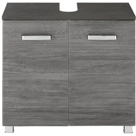 WELLTIME Waschbeckenunterschrank Ravenna 60 x 59 cm Grau